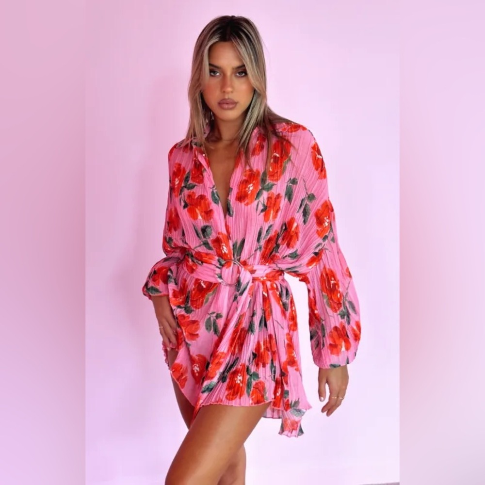 🌸 Whitefox Belted Oversized Dress 🌸